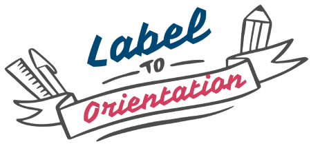 label orientation